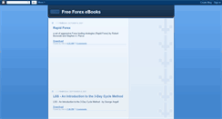 Desktop Screenshot of freeforexbook.blogspot.com