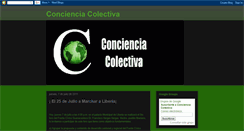 Desktop Screenshot of concienciacolectivacr.blogspot.com