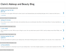 Tablet Screenshot of clairesmakeup.blogspot.com