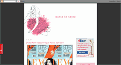 Desktop Screenshot of burstinstyle.blogspot.com