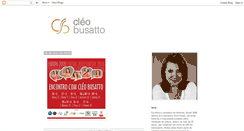 Desktop Screenshot of cleobusatto.blogspot.com