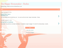 Tablet Screenshot of happyhomemakerredux.blogspot.com