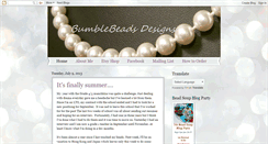 Desktop Screenshot of bumblebeadsdesigns.blogspot.com