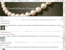 Tablet Screenshot of bumblebeadsdesigns.blogspot.com