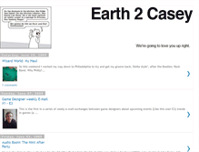 Tablet Screenshot of earth2casey.blogspot.com