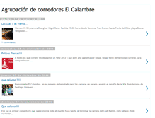 Tablet Screenshot of corredoreselcalambre.blogspot.com