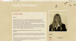 Desktop Screenshot of cindykerschner.blogspot.com