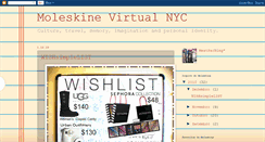 Desktop Screenshot of moleskinevirtualnyc.blogspot.com