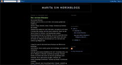 Desktop Screenshot of maritanorsk.blogspot.com
