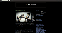 Desktop Screenshot of maikas-blog.blogspot.com