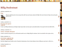 Tablet Screenshot of billigstudentmat.blogspot.com