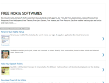 Tablet Screenshot of free-nokiasoftwares.blogspot.com