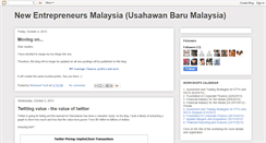 Desktop Screenshot of newentrepreneursmalaysia.blogspot.com