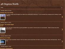 Tablet Screenshot of 48degreesnorth.blogspot.com