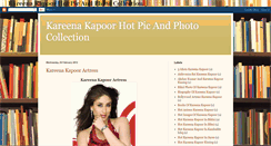 Desktop Screenshot of kareenakapoorhotpicandphoto.blogspot.com