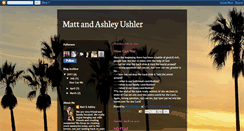 Desktop Screenshot of mattandashleyushler.blogspot.com