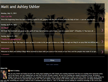 Tablet Screenshot of mattandashleyushler.blogspot.com