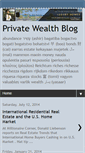 Mobile Screenshot of privatewealthblog.blogspot.com