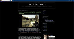 Desktop Screenshot of jimdaviesrants.blogspot.com