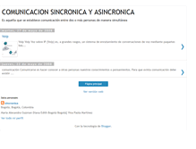 Tablet Screenshot of comunisincron.blogspot.com