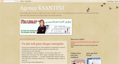 Desktop Screenshot of agenceksantini.blogspot.com