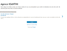 Tablet Screenshot of agenceksantini.blogspot.com