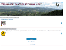 Tablet Screenshot of comunidadesaccion.blogspot.com