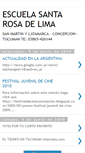 Mobile Screenshot of escuelasantarosadelima.blogspot.com
