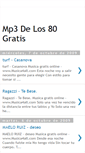 Mobile Screenshot of mp3delos80gratis.blogspot.com