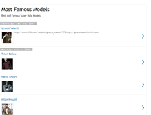 Tablet Screenshot of malemodels-fashionmen.blogspot.com
