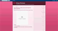 Desktop Screenshot of cheapperfumes.blogspot.com