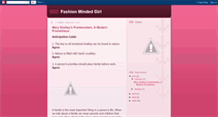 Desktop Screenshot of fashionmindedgirl.blogspot.com