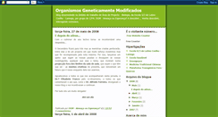 Desktop Screenshot of organismosgeneticamentemodificados.blogspot.com