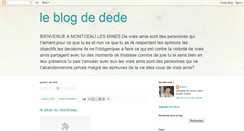 Desktop Screenshot of dede71-dede71.blogspot.com