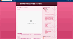 Desktop Screenshot of entrenamientodesoftbol.blogspot.com