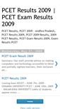 Mobile Screenshot of pcetresults2009.blogspot.com