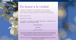 Desktop Screenshot of clatinoenhonoralaverdad.blogspot.com