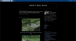 Desktop Screenshot of jodiesbaliblog.blogspot.com