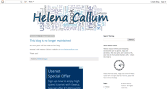Desktop Screenshot of helenacallum.blogspot.com