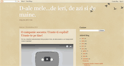 Desktop Screenshot of blogu-de-seara.blogspot.com