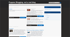 Desktop Screenshot of poppiesblogging.blogspot.com