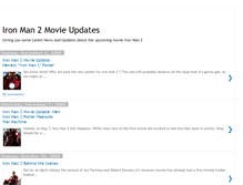 Tablet Screenshot of ironman2updates.blogspot.com