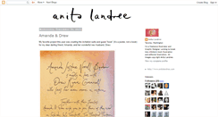 Desktop Screenshot of anitalandree.blogspot.com
