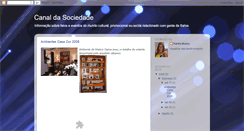 Desktop Screenshot of canaldasociedade.blogspot.com
