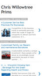 Mobile Screenshot of chris-willowtreeprims.blogspot.com