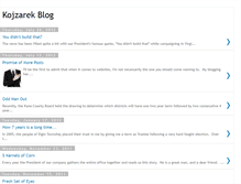 Tablet Screenshot of friendsofkurtkojzarek.blogspot.com