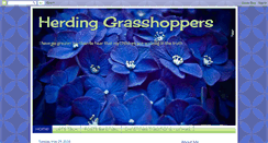 Desktop Screenshot of herdinggrasshoppers.blogspot.com