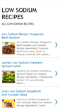 Mobile Screenshot of low-sodiumrecipes.blogspot.com