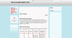 Desktop Screenshot of bmtclistbangalore.blogspot.com