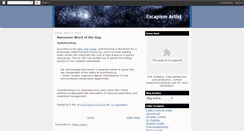 Desktop Screenshot of escapistblog.blogspot.com
